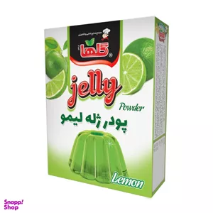 پودر ژله لیمو گلها وزن 100 گرم بسته بندی جعبه