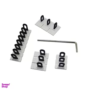 چسبونک صافکاری بدنه خودرو مدل قطاری کد YP-05 مجموعه 18 عددی