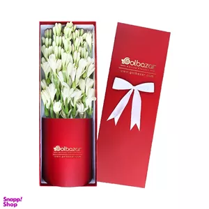 باکس گل طبیعی گل بازار مدل مریم