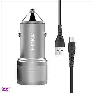 شارژر فندکی هیسکا مدل CC 309 Q به همراه کابل Type-C