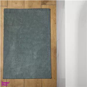 پادری شاران هوم مدل اسفنج دار طرح مخمل راه راه فانتزی سایز 50×100 سانتی متر