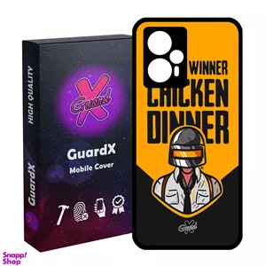 کاور گارد ایکس طرح Pubg مدل Glass10182 مناسب گوشی موبایل شیائومی Poco F5/Redmi Note 12 Turbo
