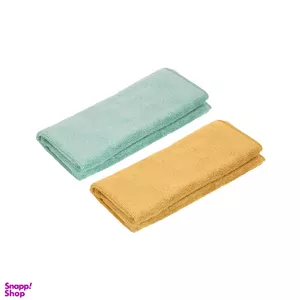 دستمال آشپزخانه کابان مدل سوپر میکروفایبر کد Kb مجموعه 2 عددی