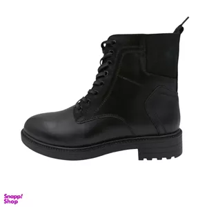 نیم بوت زنانه چرم ریباری مدل B10 رنگ مشکی