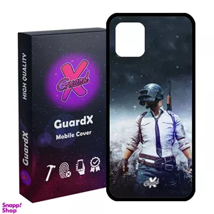 کاور گارد ایکس طرح Pubg مدل Glass10039 مناسب برای گوشی موبایل سامسونگ Galaxy Note 10 Lite / A81