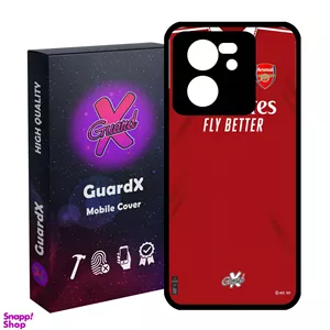 کاور گارد ایکس طرح آرسنال مدل Glass10467 مناسب گوشی موبایل شیائومی 13T/13T Pro/Redmi K60 Ultra