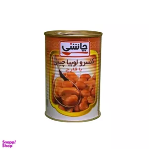 کنسرو لوبیا با قارچ چاشنی وزن 420 گرم