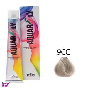 رنگ مو آکوارلی شماره 9CC رنگ بلوند خاکستری خیلی روشن قوی حجم 100 میلی لیتر