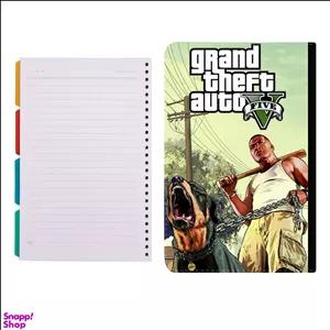 کلاسور طرح بازی GTA کد 99 به همراه کاغذ کلاسور