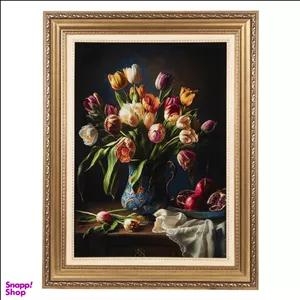 تابلو فرش دستباف سی پرشیا مدل گل لاله و انار کد 903904