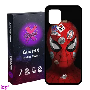 کاور گارد ایکس طرح Spider Man مدل Glass10033 مناسب برای گوشی موبایل سامسونگ Galaxy Note 10 Lite / A81