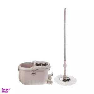 ست سطل و زمین شوی چرخشی لیمون مدل Walkable Mop