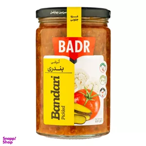 ترشی بندری بدر وزن ۶۳۰ گرم