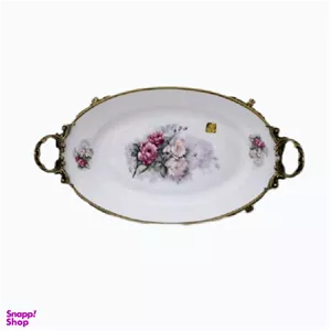 دیس دسته برنج انتیک میراکل لیموژ مدل 45 زرین ایتالیا کد 158