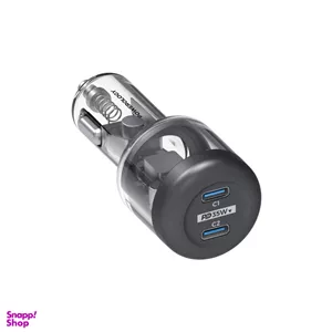 شارژر فندکی کریستالی 35 وات پاورولوژی مدل Dual Output Crystalline Series