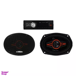 دستگاه پخش خودرو مکسیدر کد MX-DL3188U2_LS8866BT به همراه اسپیکر