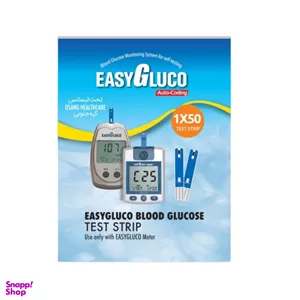 نوار سنجش قند خون ایزیگلوکو کد 1x50 بسته 50 عددی