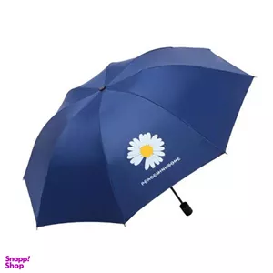 چتر دو لایه پارچه ای طرح گل