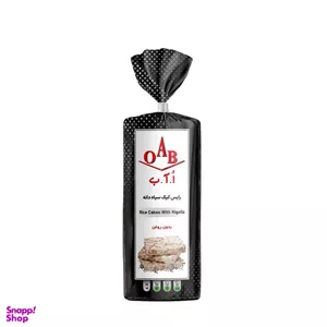 رایس کیک سیاه دانه ا آ ب وزن 100 گرم