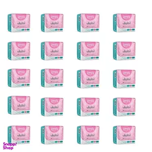 نوار بهداشتی پنبه ریز مدل مسافرتی سایز بزرگ بسته 10 عددی مجموعه 40 عددی