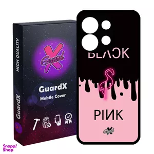 کاور گارد ایکس طرح Black Pink مدل Glass10275 مناسب برای گوشی موبایل شیائومی Redmi Note 13 4G