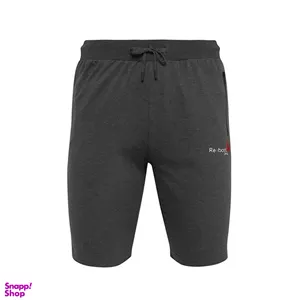 شلوارک مردانه طرح Reebok رنگ زغالی