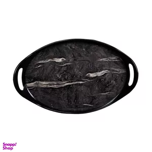 سینی مدل مرمر بیضی دسته دار کد 3