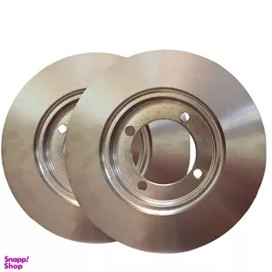 دیسک ترمز چرخ جلو کد 500653 سایپا مناسب پراید مجموعه 2 عددی