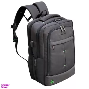 کوله پشتی لپتاپ طرح Benetton مدل B6408 مناسب سایز 16.4 اینچ