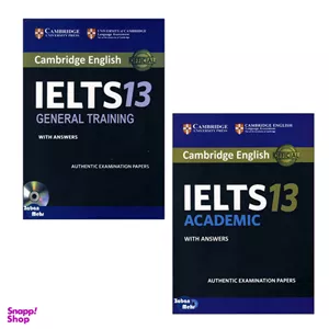 کتاب Cambridge IELTS 13 Academic_General اثر جمعی از نویسندگان انتشارات زبان مهر مجموعه 2 جلدی