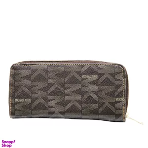 کیف پول زنانه دو زیپ مدل mk کد 235