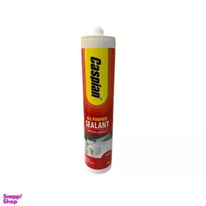 چسب آکواریوم کاسپین مدل همه کاره رنگ سفید وزن 330 گرم