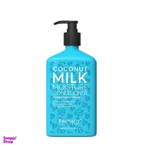 نرم کننده مو بیمری مدل شیر و نارگیل حجم 380 میلی‌ لیتر