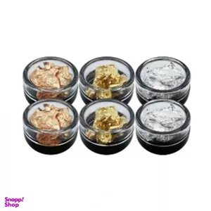 فویل ناخن مدل ورق طلا مجموعه 6 عددی