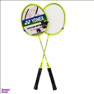 راکت بدمینتون یونکس مدل Pro 3008 سایز US: 4 1/2 - Euro: 4 بسته 2 عددی