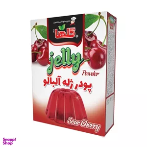 پودر ژله آلبالو گلها وزن 100 گرم بسته بندی جعبه