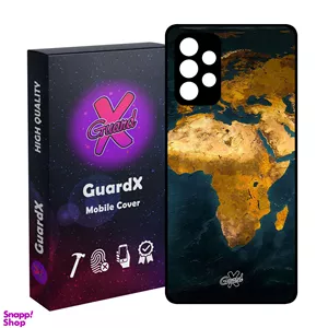 کاور گارد ایکس طرح Map مدل Glass10291 مناسب برای گوشی موبایل سامسونگ Galaxy A52/A52S