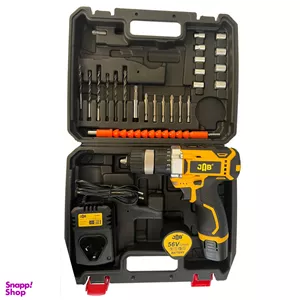 دریل پیچ گوشتی شارژی جاب مدل JBS-56 Yl-Li مجموعه 30 عددی