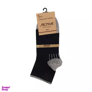 جوراب مردانه طرح دار ساق دار اکتیو پرفورمنس کد 00273