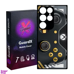 کاور گارد ایکس طرح XBox Conroller مدل Glass10090 مناسب برای گوشی موبایل سامسونگ Galaxy S24 Ultra