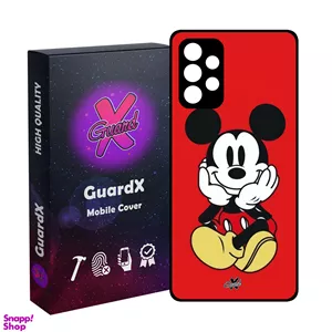 کاور گارد ایکس طرح میکی موس مدل Glass10627 مناسب برای گوشی موبایل سامسونگ Galaxy A52/A52S