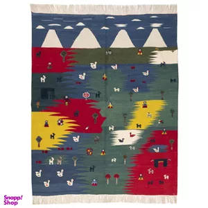 گبه دستباف سی پرشیا کد 156064 سایز 1.89x1.57 متر
