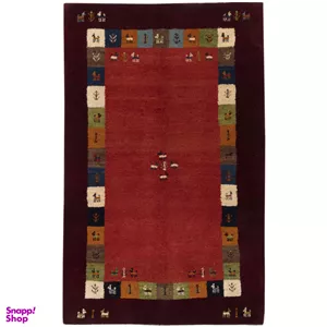 گبه دستباف سی پرشیا کد 122472 سایز 19x119 سانتی‌ متر