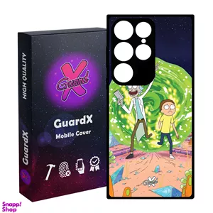 کاور گارد ایکس طرح Rick and Morty مدل Glass10190 مناسب برای گوشی موبایل سامسونگ Galaxy S24 Ultra