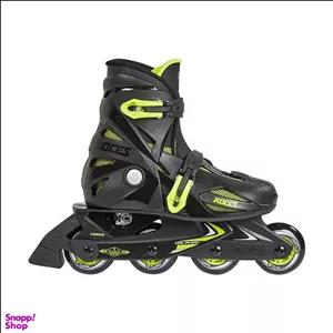 اسکیت کفشی کودک روسز مدل Orlando 3 رنگ مشکی فسفری بدون لوازم