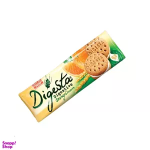 بیسکویت سبوس دار کرم پرتقالی شیرین عسل وزن 100 گرم