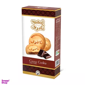 کلوچه کاکائوی نادری بسته ۲ عددی بسته بندی پاکتی