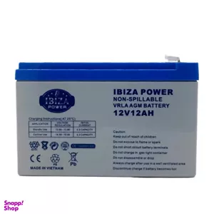باتری UPS ایبیزا مدل 12V-12A