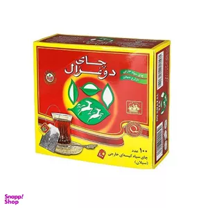 چای سیاه کیسه ای خارجی دو غزال بسته 100 عددی