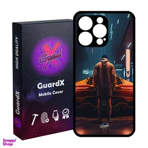 کاور گارد ایکس طرح لامبورگینی مدل Glass10601 مناسب برای گوشی موبایل اپل iPhone 15 Pro Max